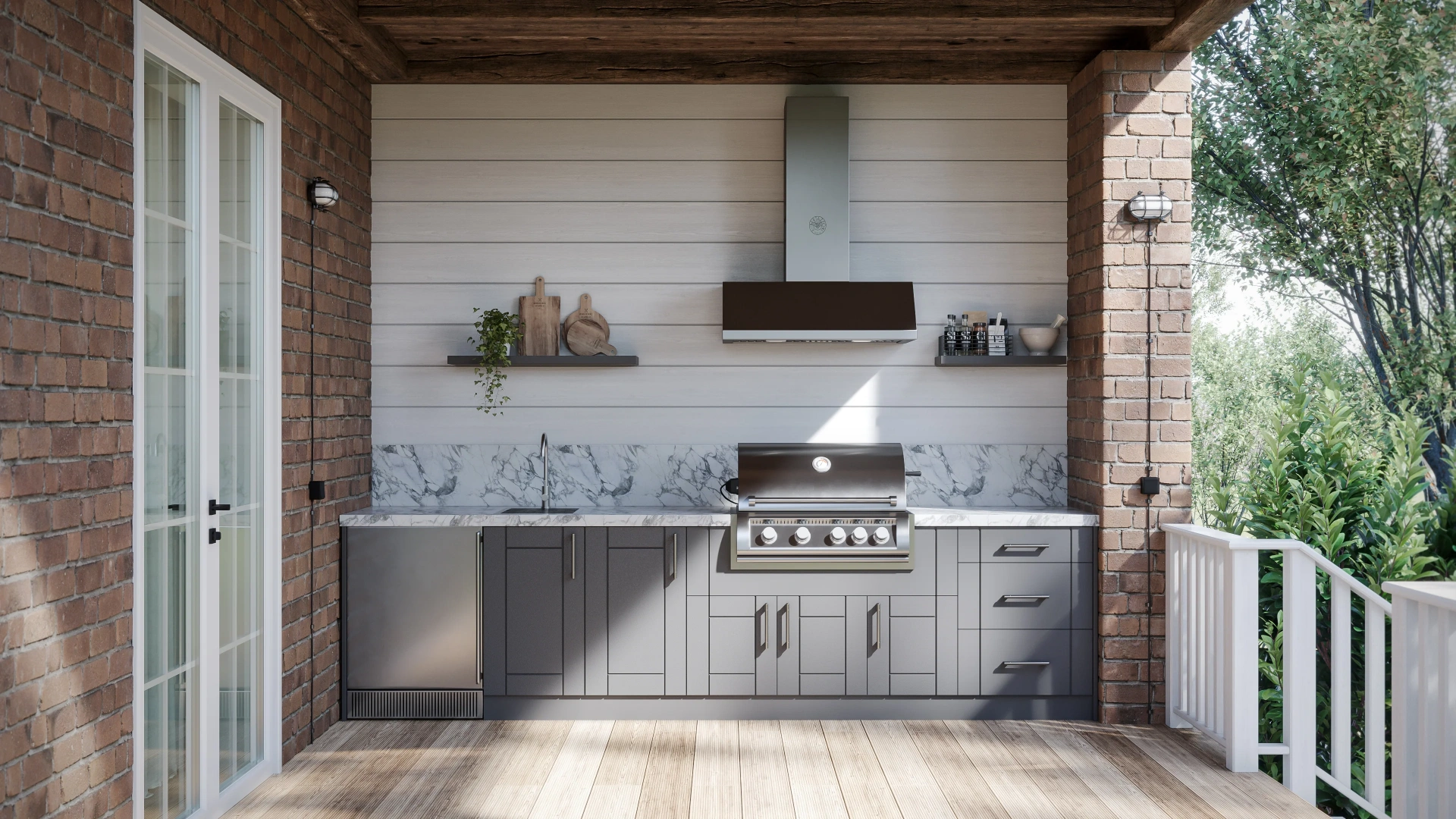 Outdoor kitchen